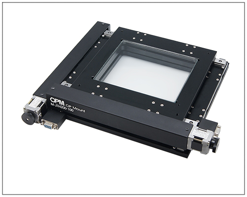 中空式雙軸電控平台